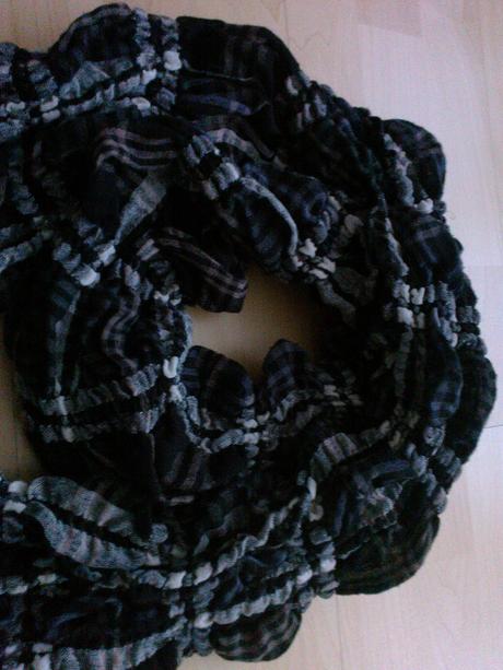 Šálik riasený, xxl