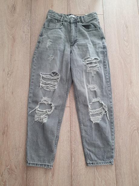Roztrhané džínsy, denim,s