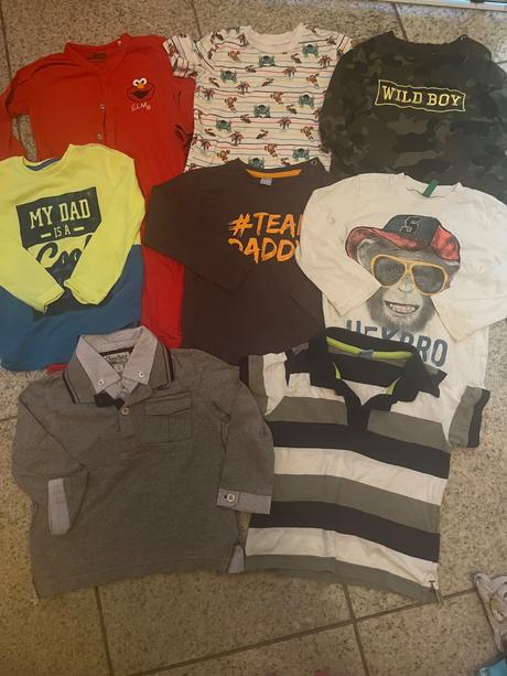 Balík tričiek + 1 pyžamko, 86–98