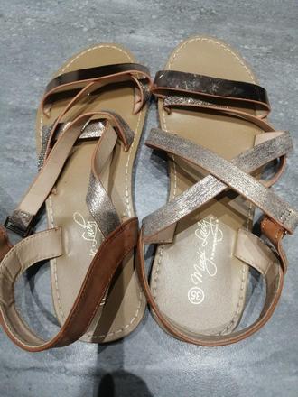 Sandálky magic lady, v35, zlaté, 35