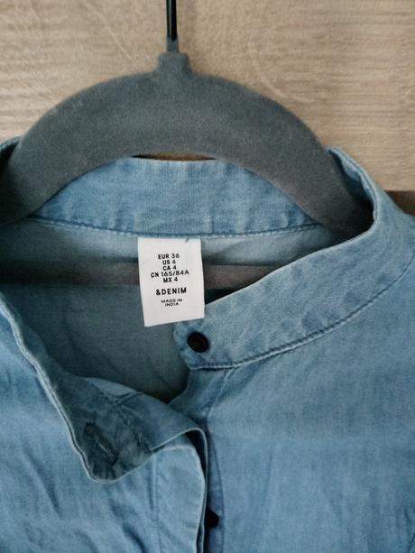 Riflová košeľa, s