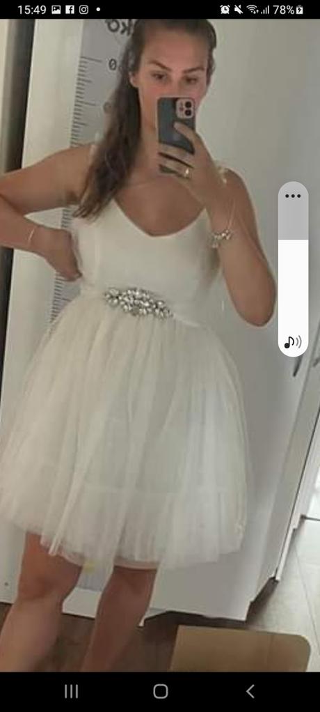 Svadobné šaty  nie tuctové, l