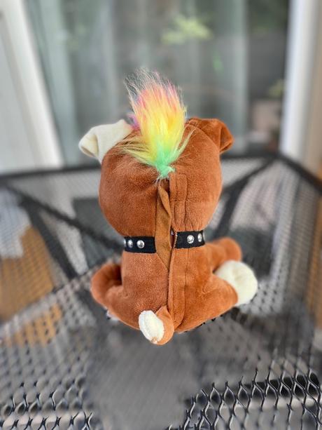 Punkymals plyšový psík bowie, 