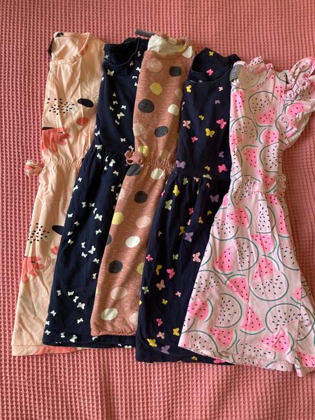 Šaty 5x zn.h&m,pepco (veľ.104), 104