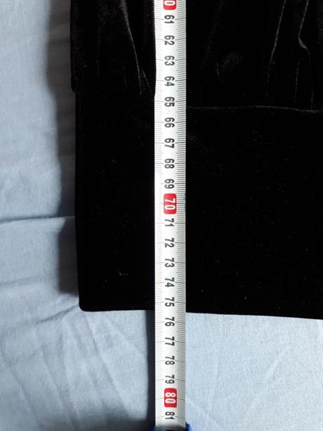 Čierne zamatové šaty, new look,152