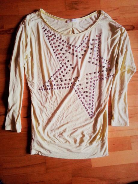 Krásny oversize top northland sýtej žltej farby, m