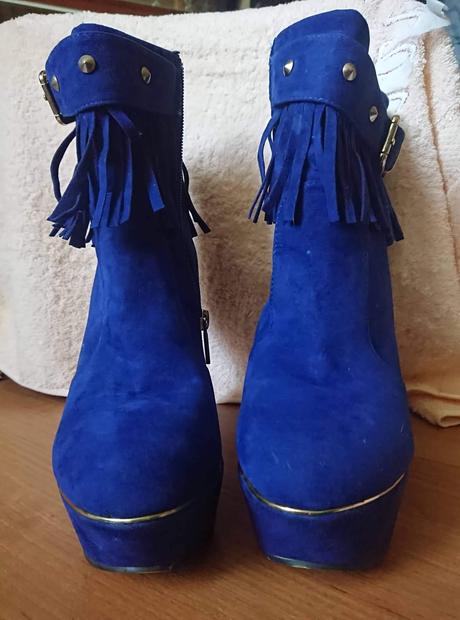 Semišové kotníčky, 38