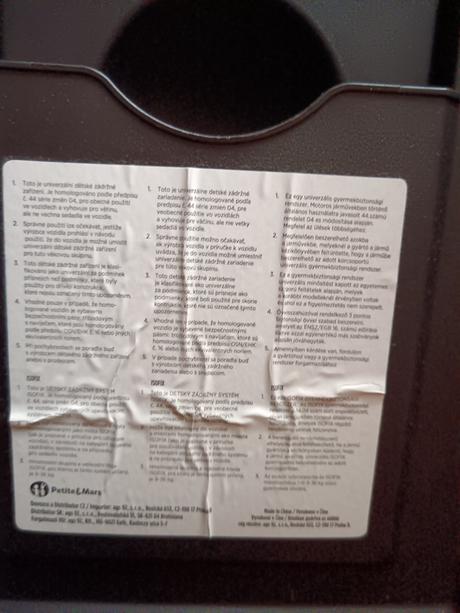 Autosedačka petite&mars prime ii isofi, petite&mars