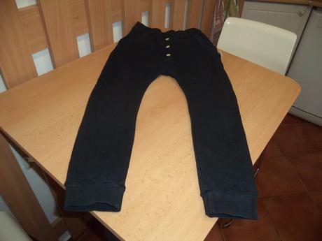 Čierne nohavice wilks, 128, 128