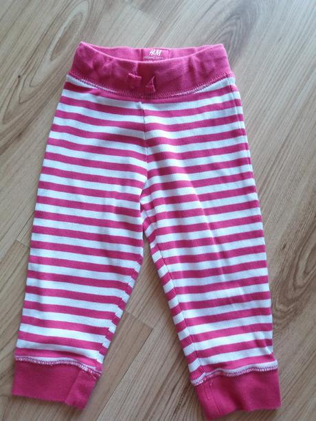 Dievčenské tenké tepláky h&m č.86, h&m,86