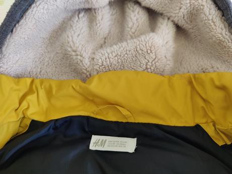 Žltá zateplená vesta h&m, h&m,122