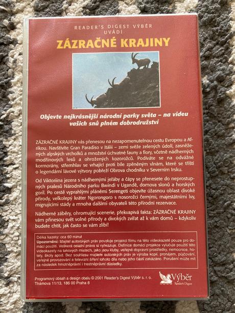 3 x vhs nejkrásnější národní parky světa, 