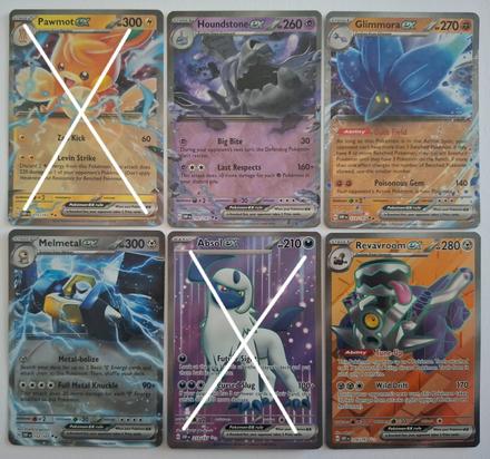 Pokémon karty "obsidian flames" (6), 