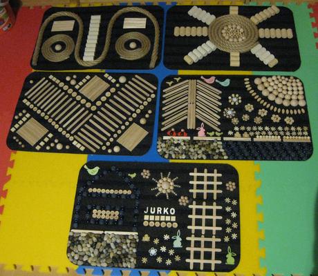 Senzorické koberce - ručne robené, 