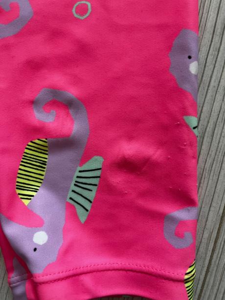 Dvojdielne neonovo ružové plavky s upf 50+, next,92