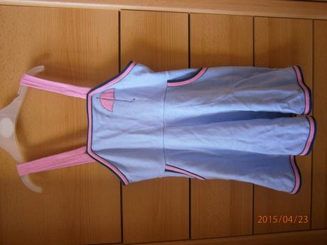 Letné bavlnené šaty na ramienka, 98