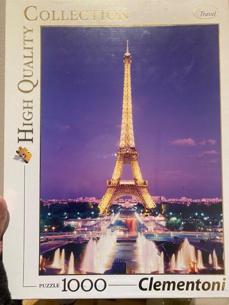 Krásne puzzle 1000 ks eifelovka eifelova veža, 