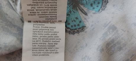 Posteľné obliečky s motýľmi, 
