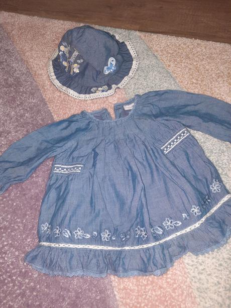 Nadherny letny set satocky a klobucik, next,62