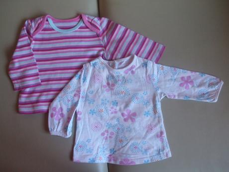 2ks tričiek na 3-6 mesiacov, cena spolu, cherokee,68