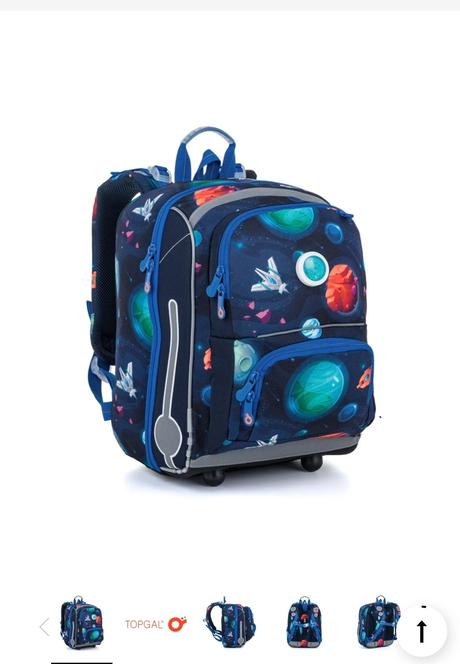Školská taška topgal bebe galaxia, 