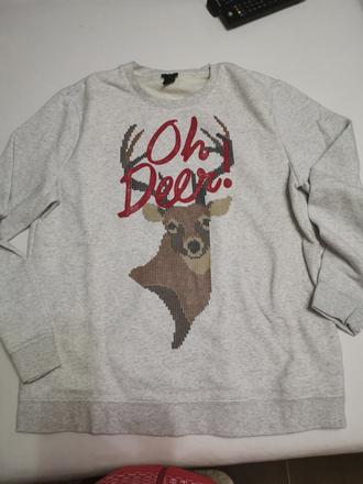 Pansky pulóver na sviatky, h&m,xl