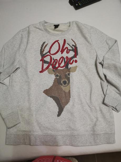 Pansky pulóver na sviatky, h&m,xl