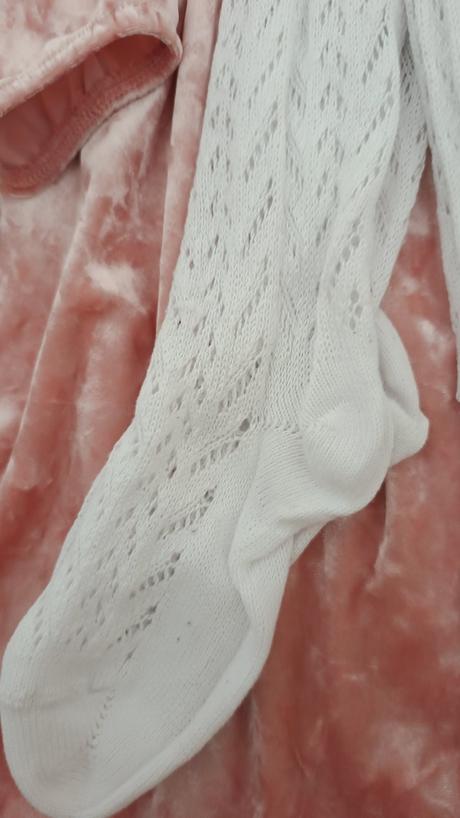 Šaty s čipkovaný pancuskami., h&m,116