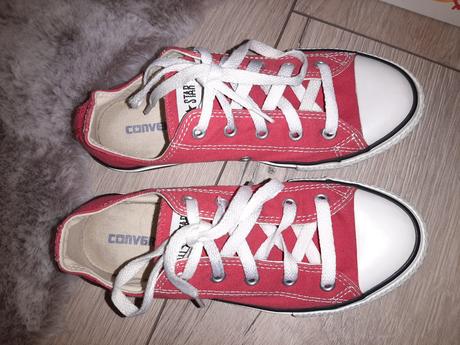 Červené nízke converse, converse,34