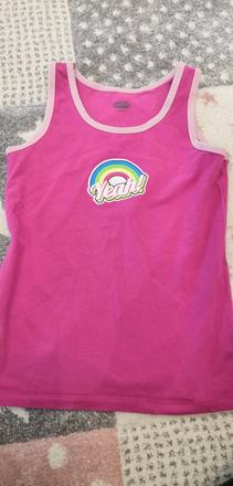 Ružové tričko/tielko, 140