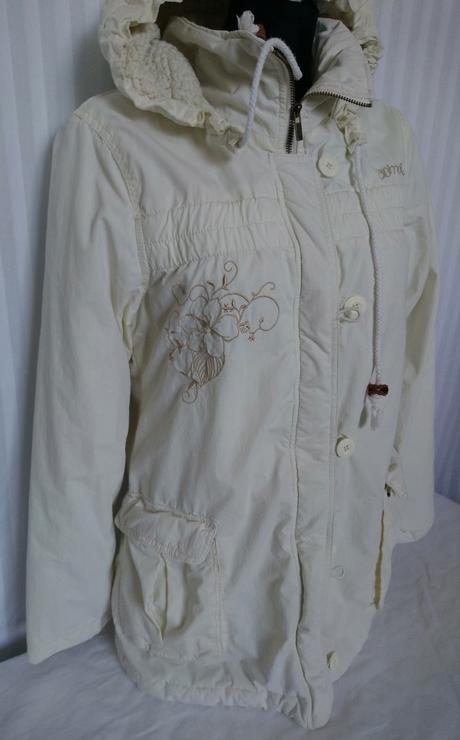 Dámska zimní krémová bunda, animal, animal,l