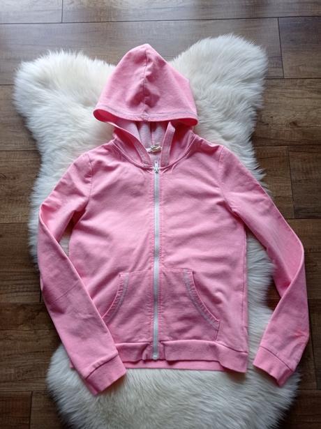 Neonkovo ruzova mikina 158-164 h&m, h&m,158