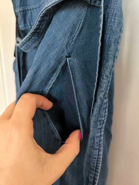 Tommy hilfiger riflové šaty, tommy hilfiger,m