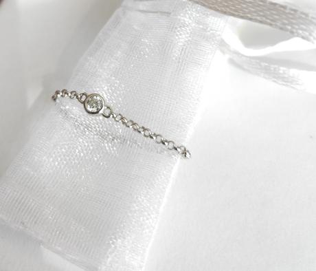 Strieborný retiazkový prsteň,