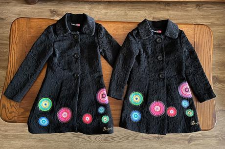 Luxusný kabátik desigual s mandalami 5/6 rokov, desigual,116