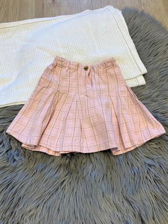 Dievčenská kockovaná skladaná sukňa h&m (5-6 r.), h&m,116