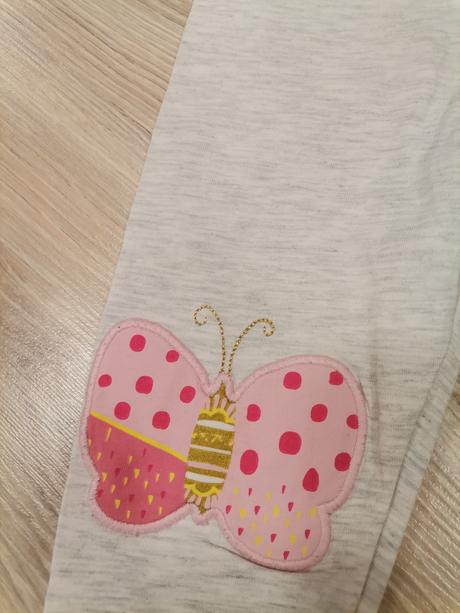 Dievčenské legíny s motylom, f&f,86