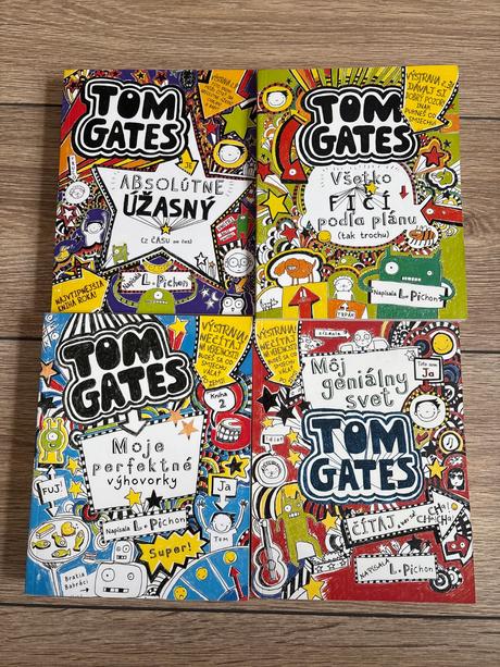 4x kniha tom gates,