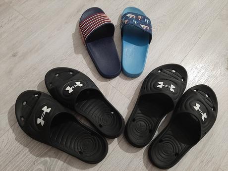 3x šľapky  underarmour 39, under armour,39