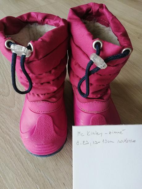 Zimné zateplené topánky, v.23, mckinley,23
