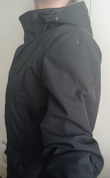 Skvelá dlhá prechodná bunda 36/38, s