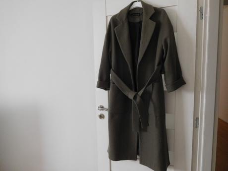 Zara woman -s/m-kabát dámsky,vlnený,, zara,s
