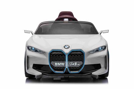 Elektrické autíčko bmw i4, biele, 2,4 ghz diaľkové, 