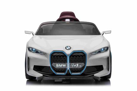Elektrické autíčko bmw i4, biele, 2,4 ghz diaľkové,