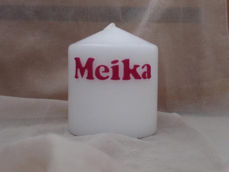 Sviečka s menom,