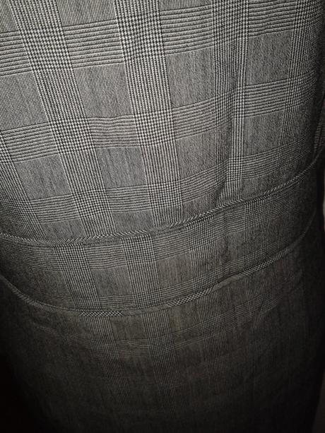 Sivé káro biznis šaty lindex veľ. 40, lindex,40