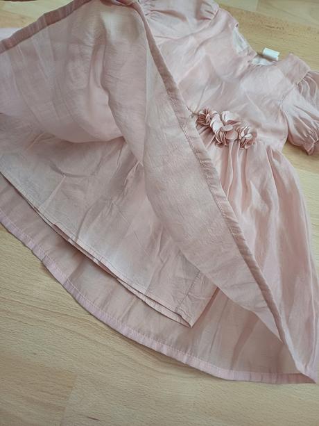 Marhuľové slávnostné šaty v.80 9-12 mes, h&m,80