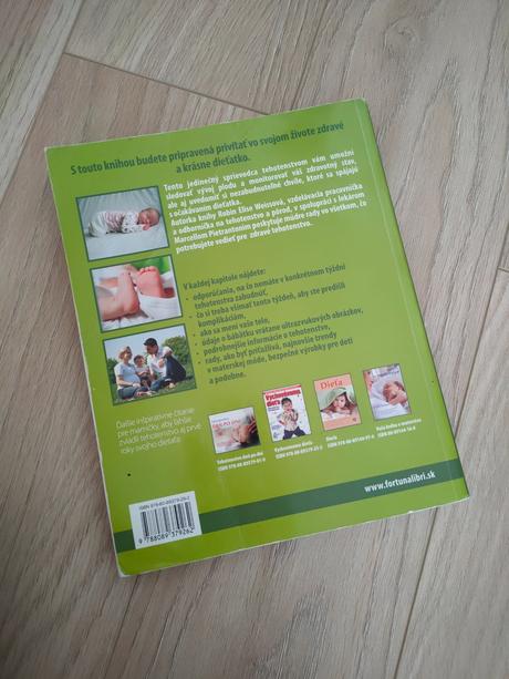Kniha čakáme bábätko tehotenstvo týždeň po týždni, 