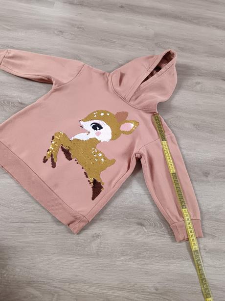 Mikina so srnkou, h&m,104