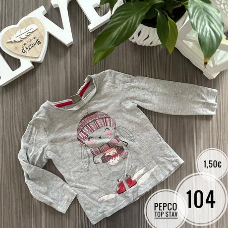 Tričko vianočné, pepco,104